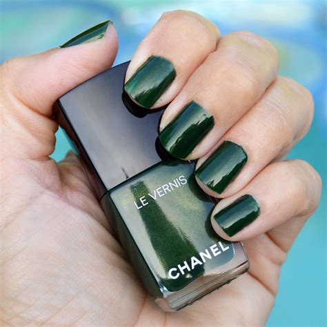 chanel blue green nail polish|Chanel nail polish cost.